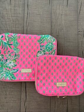 Lilly Pulitzer Bright Pink Packing Cube Set
